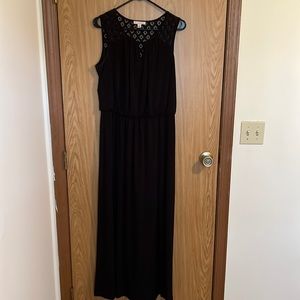 Black maxi dress Size 12
